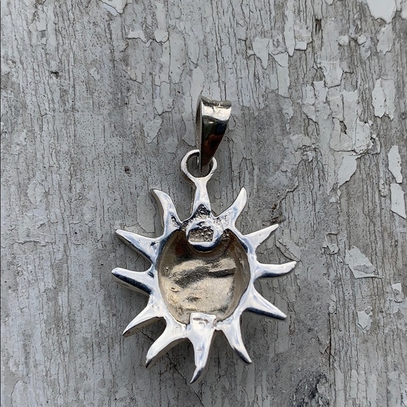 Sterling Silver Sun 🌞 Pendant - Picture 6 of 16